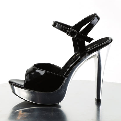 Fabulicious Damen Sandalen COCKTAIL-509 BLK / SLV Chrome