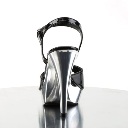 Fabulicious Damen Sandalen COCKTAIL-509 BLK / SLV Chrome