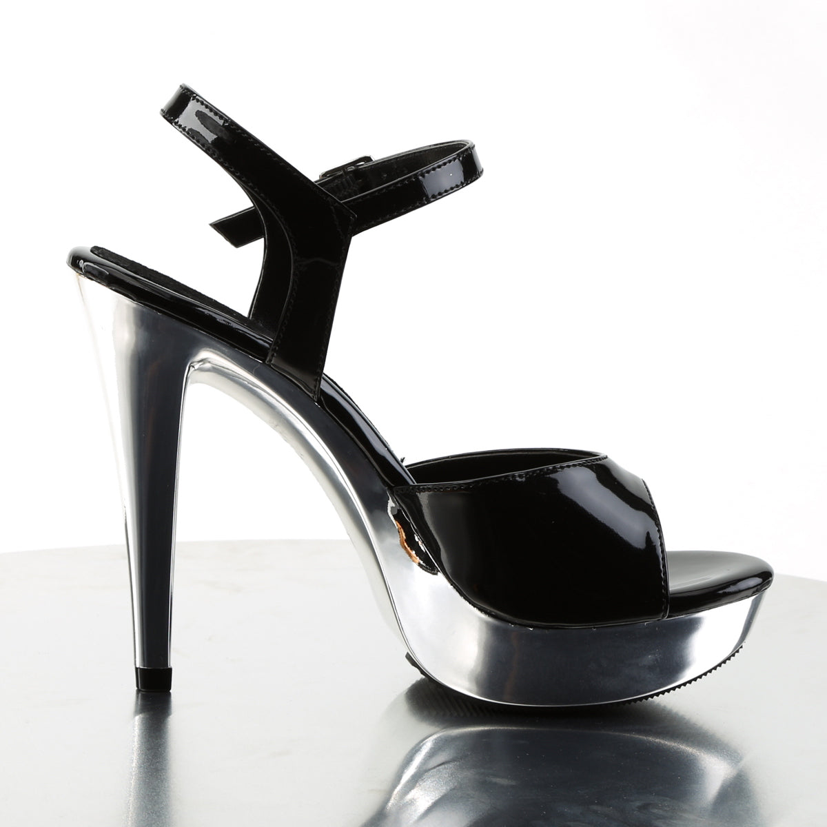 Fabulicious Damen Sandalen COCKTAIL-509 BLK / SLV Chrome