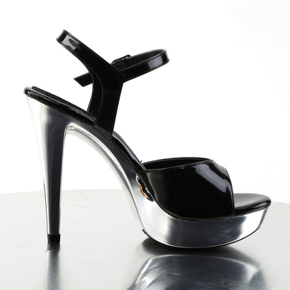 Fabulicious Damen Sandalen COCKTAIL-509 BLK / SLV Chrome