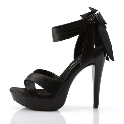 Fabulicious Damen Sandalen COCKTAIL-568 BLK Satin / BLK
