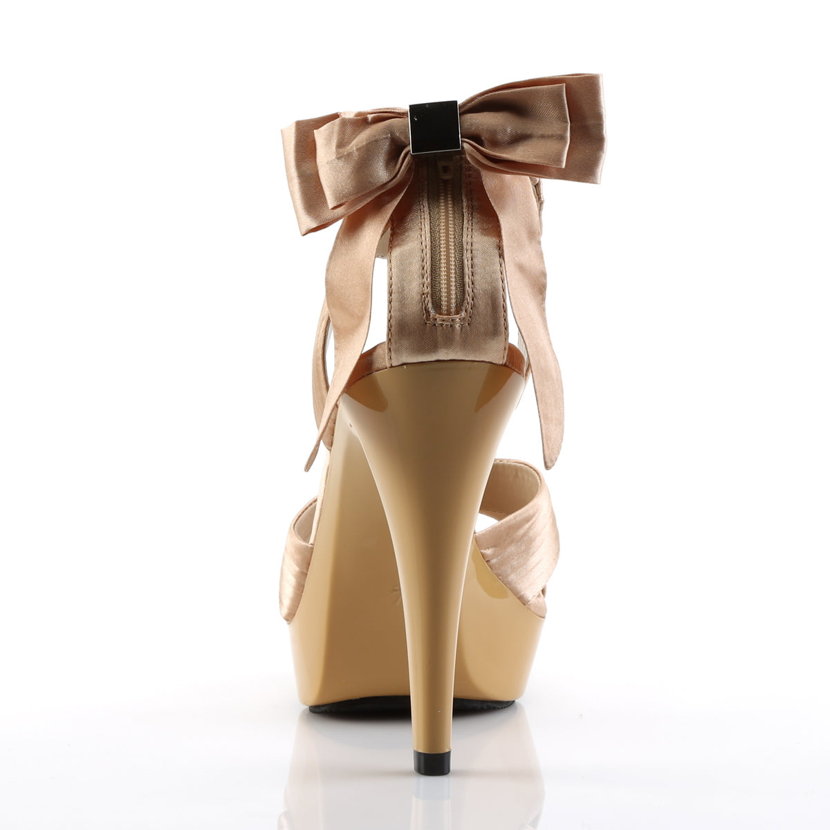 Fabulicious Damen Sandalen COCKTAIL-568 Champagne Satin / Champagner