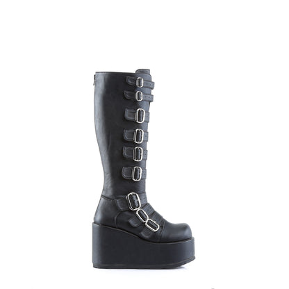 DemoniaCult Frauenstiefel CONCORD-108 BLK Vegan Leder