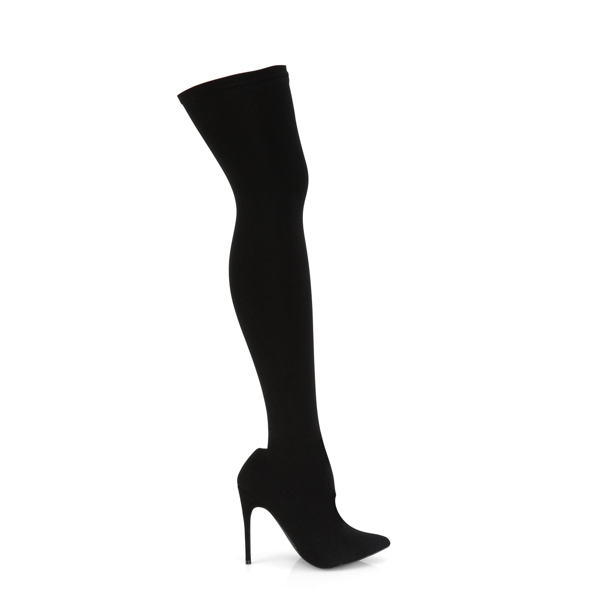 Pleaser Womens Boots. COURTLY-3005 BLK Nylon.
