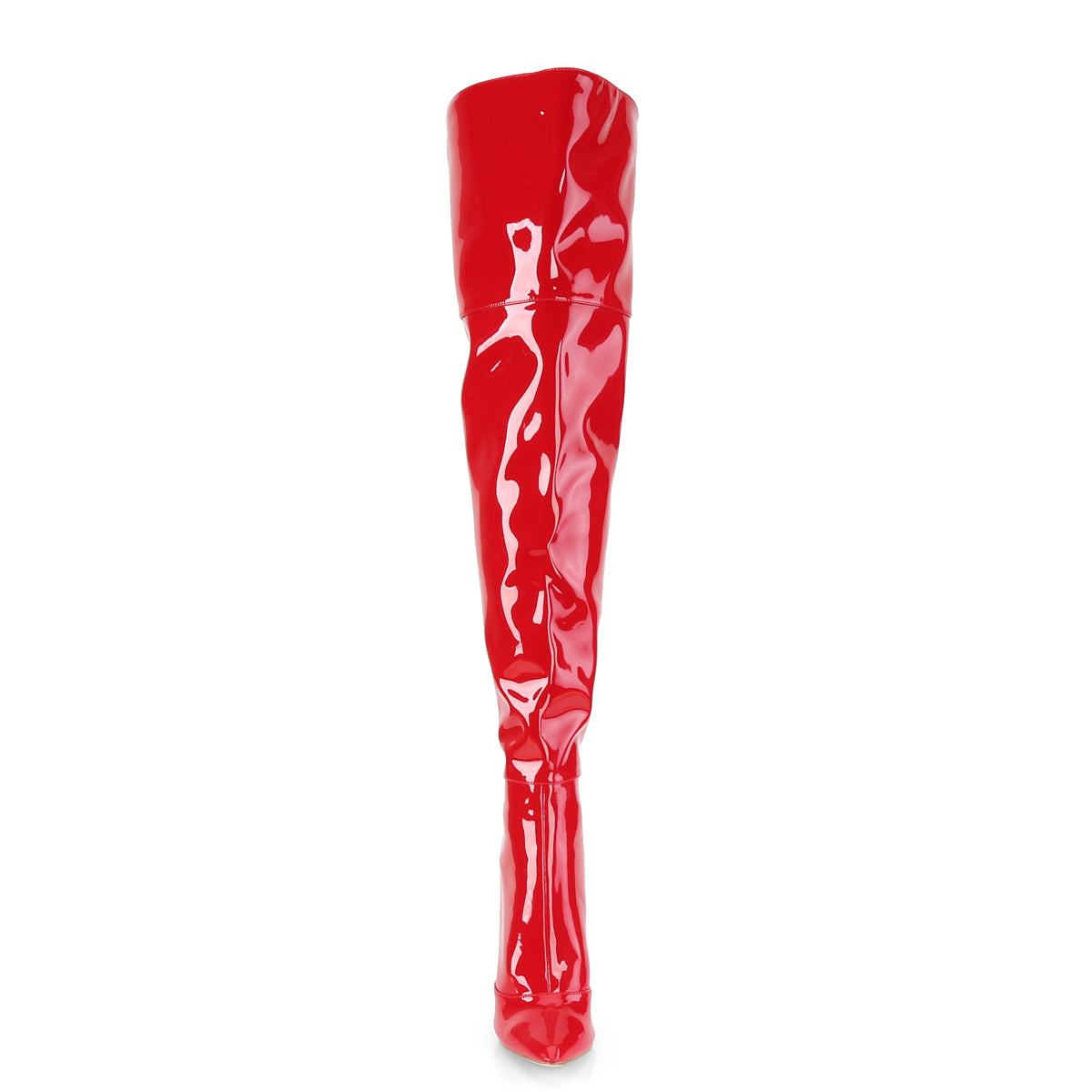 Pleaser Womens Boots. COURTLY-3012 rotes Patent.