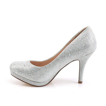Fabulicious Damen Sandalen COVET-02 SLV Glitter Mesh Stoff