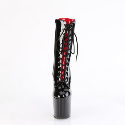 Pleaser   CRAZE-1040fh blk-rot pat/blk rot
