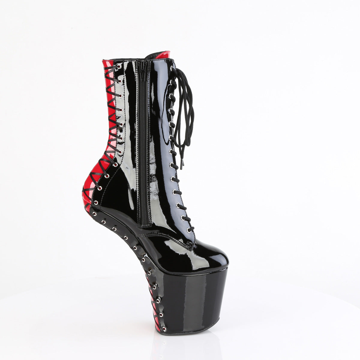 Pleaser   CRAZE-1040fh blk-rot pat/blk rot