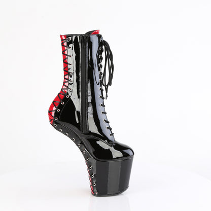 Pleaser   CRAZE-1040fh blk-rot pat/blk rot