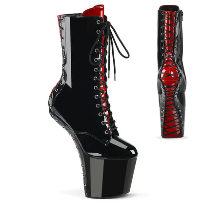 Pleaser   CRAZE-1040fh blk-rot pat/blk rot
