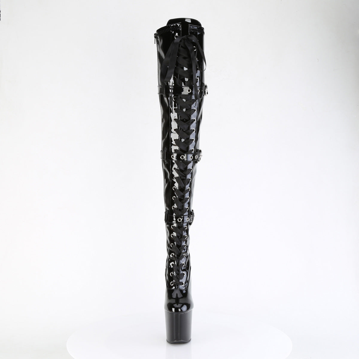 Pleaser  Stiefel CRAZE-3028 BLK str. Pat/blk