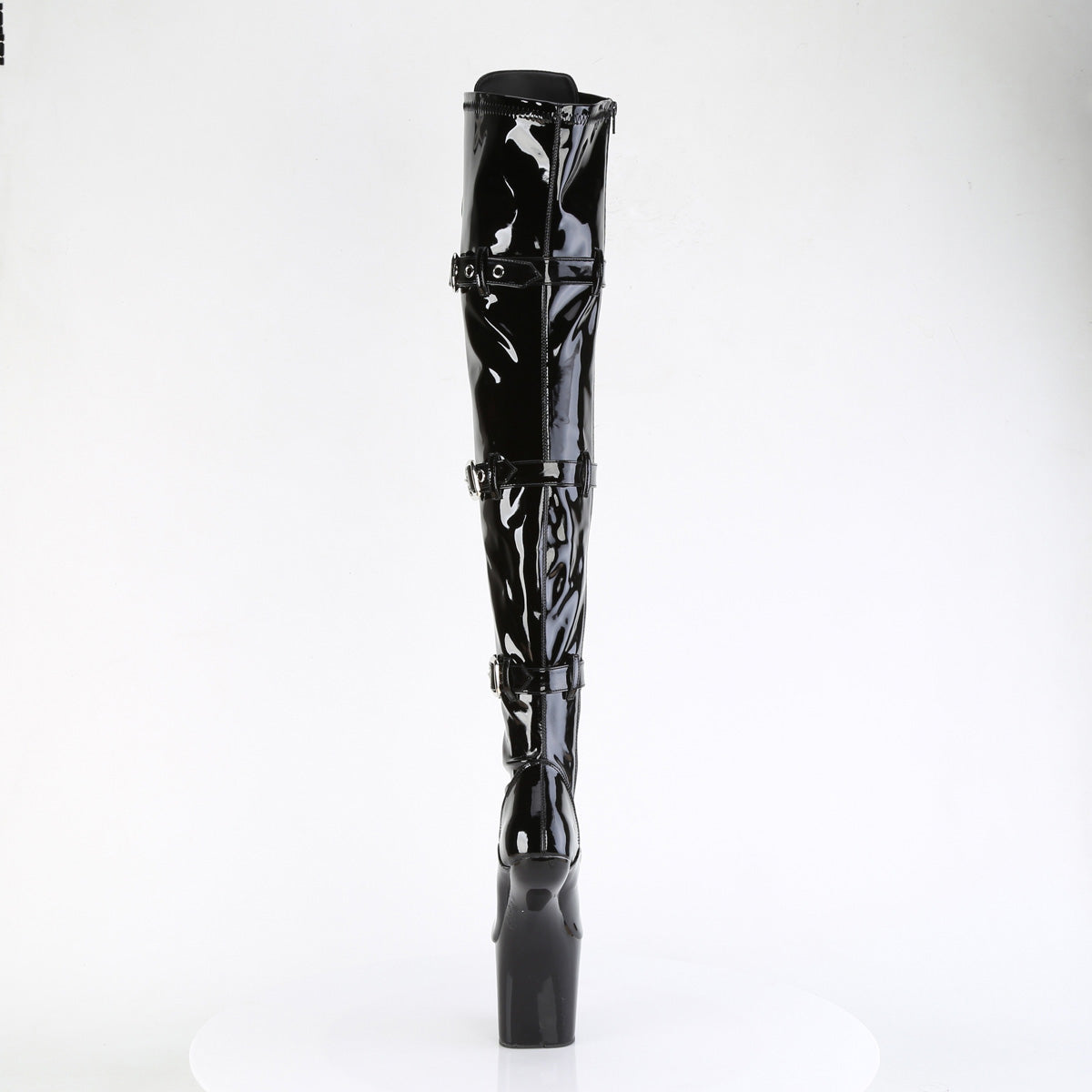 Pleaser  Stiefel CRAZE-3028 BLK str. Pat/blk