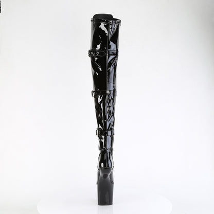 Pleaser  Stiefel CRAZE-3028 BLK str. Pat/blk