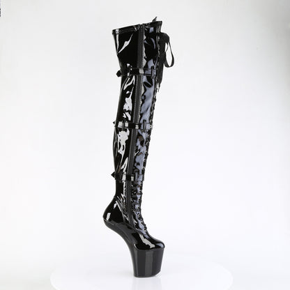 Pleaser  Stiefel CRAZE-3028 BLK str. Pat/blk