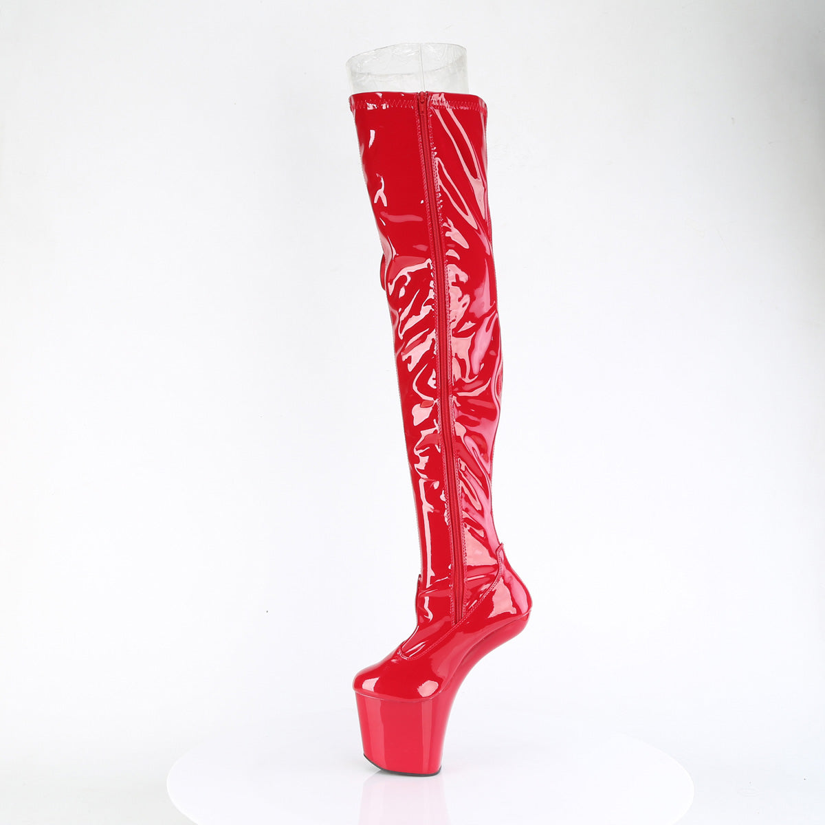 Pleaser  Stiefel CRAZE-3050 Red Str. Pat/rot