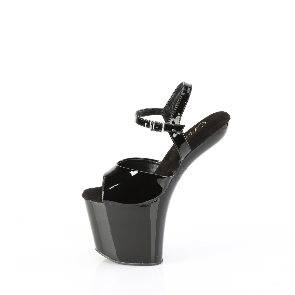 Pleaser  Sandalen CRAZE-809 blk pat/blk