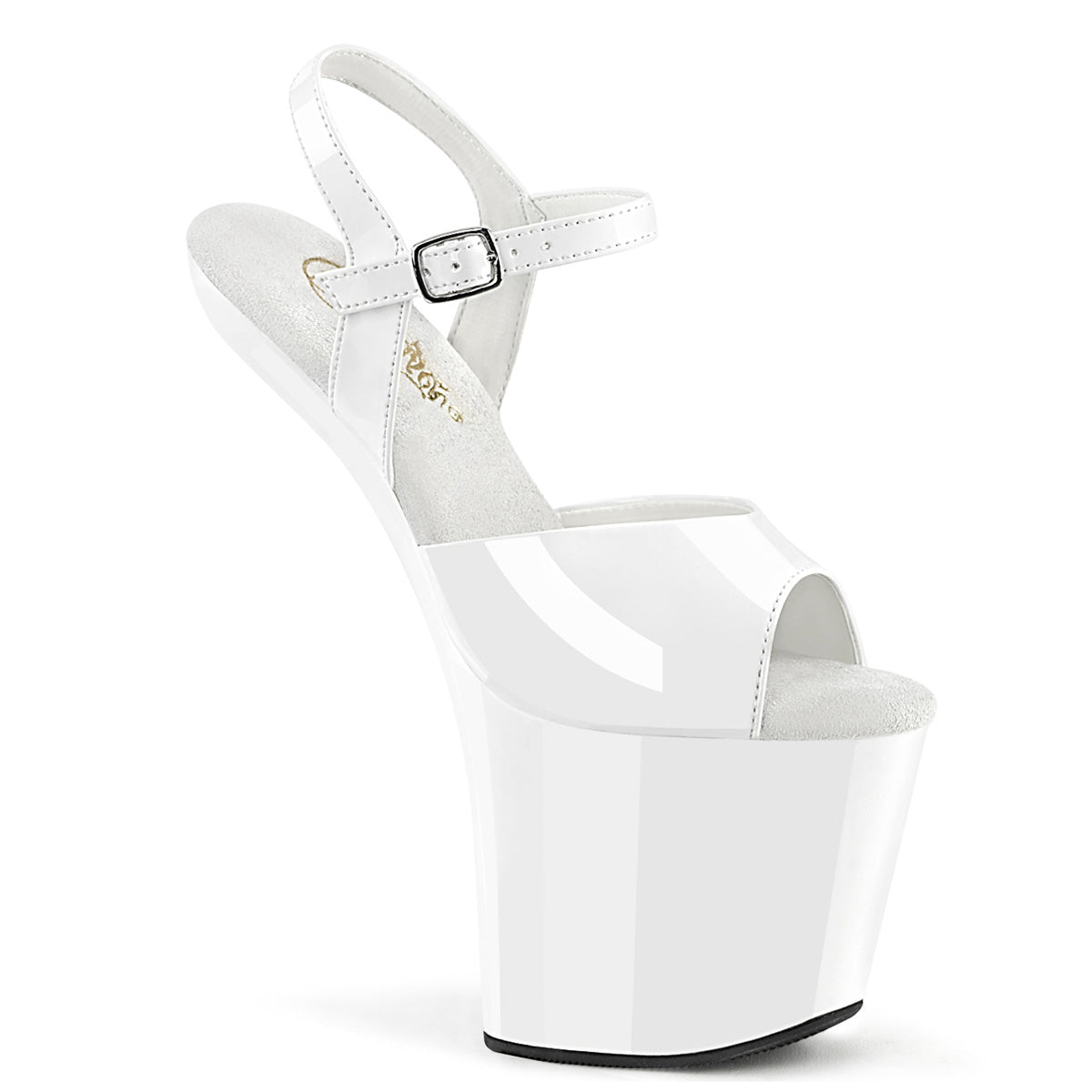 Pleaser  Sandalen CRAZE-809 WHT PAT/WHT