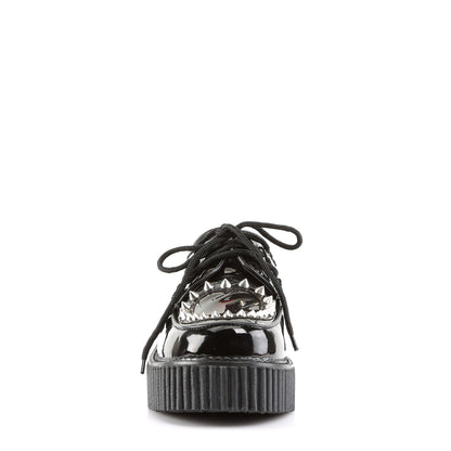 DemoniaCult  Niederschuh CREEPER-108 BLK PAT-PVC