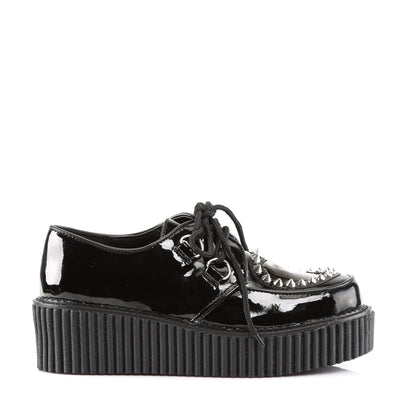 DemoniaCult  Niederschuh CREEPER-108 BLK PAT-PVC