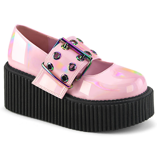 DemoniaCult  Niederschuh CREEPER-230 B. Pink Holo Pat