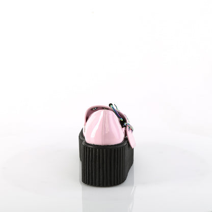 DemoniaCult  Niederschuh CREEPER-230 B. Pink Holo Pat