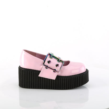 DemoniaCult  Niederschuh CREEPER-230 B. Pink Holo Pat