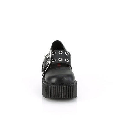 DemoniaCult  Niederschuh CREEPER-230 BLK Vegan Leder