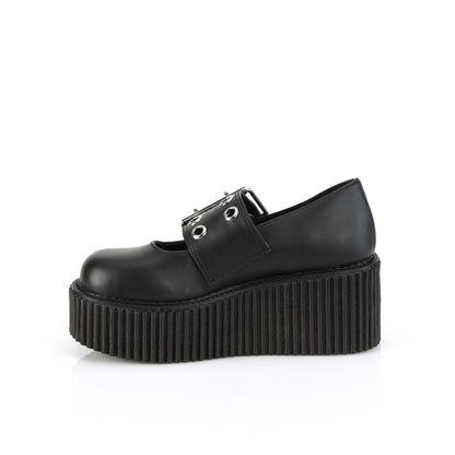 DemoniaCult  Niederschuh CREEPER-230 BLK Vegan Leder