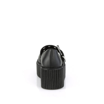 DemoniaCult  Niederschuh CREEPER-230 BLK Vegan Leder