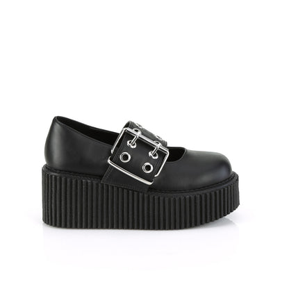 DemoniaCult  Niederschuh CREEPER-230 BLK Vegan Leder