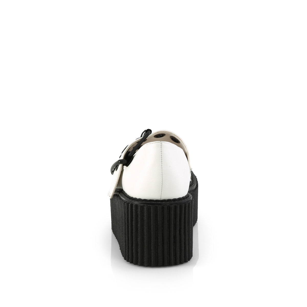 DemoniaCult  Niederschuh CREEPER-230 WHT veganes Leder