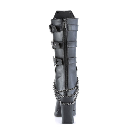 DemoniaCult  Boots CRYPTO-67 Blk Vegan Leather