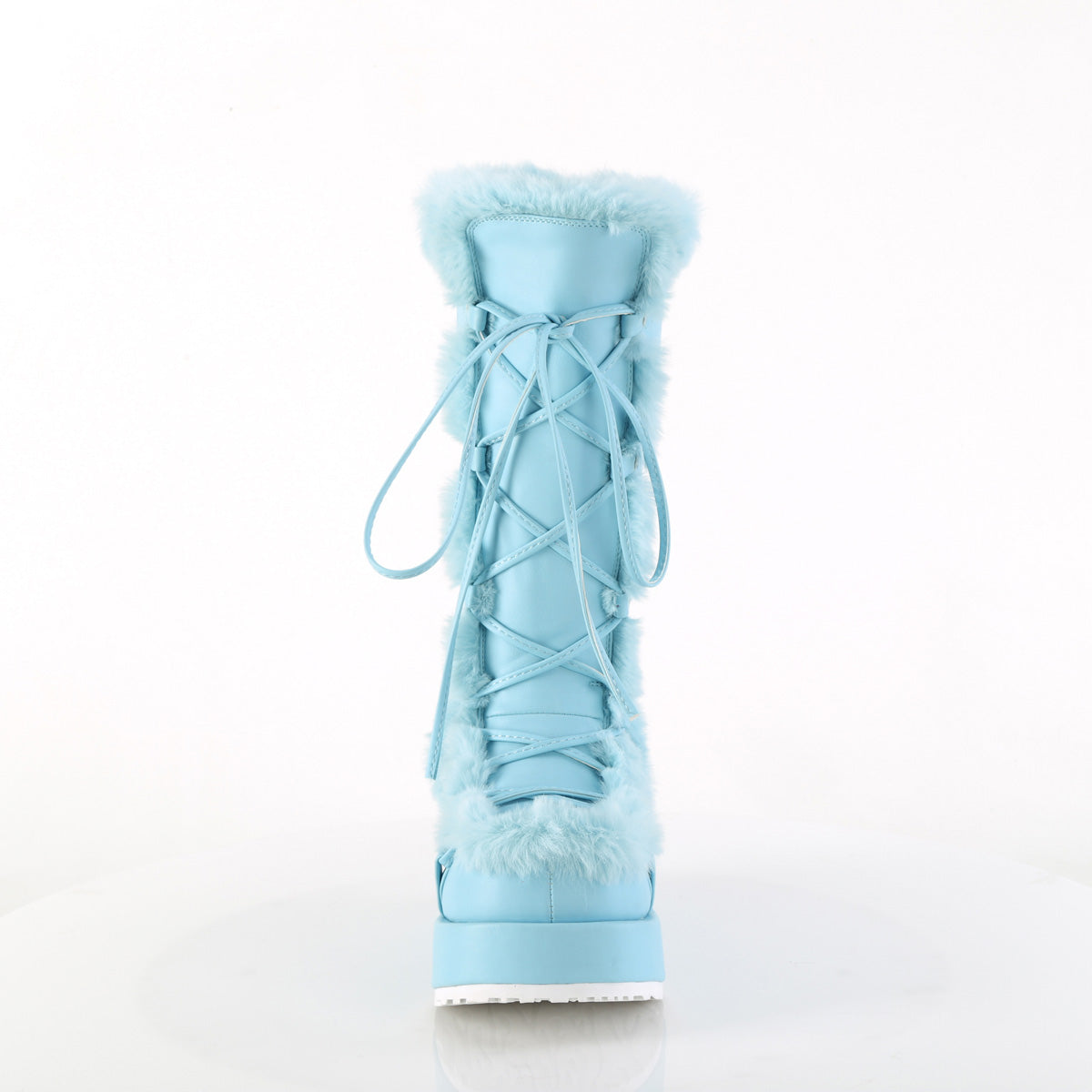 DemoniaCult   Cubby-311 B. Blaues veganes Leder
