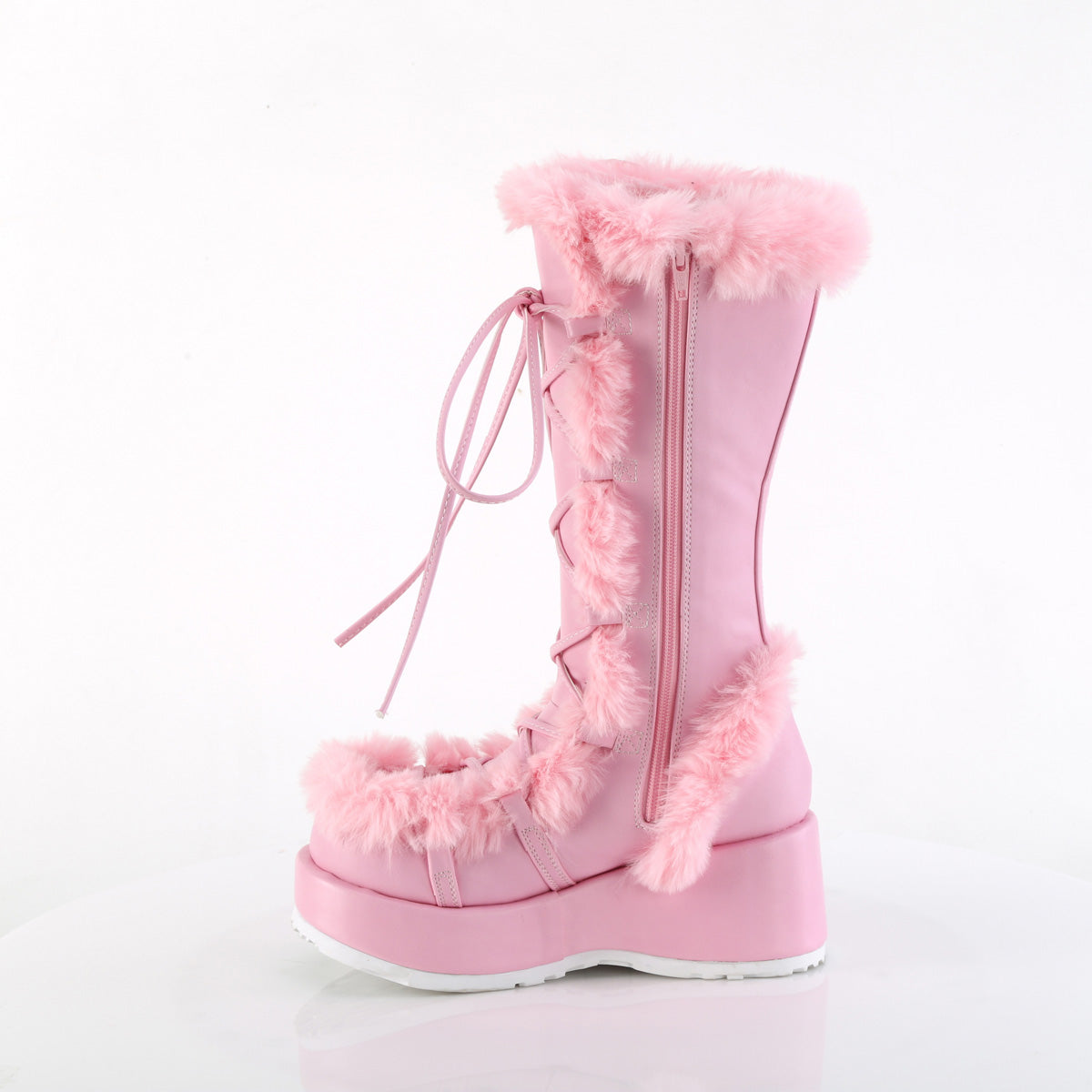 DemoniaCult   Cubby-311 B. Pink Vegan Leder
