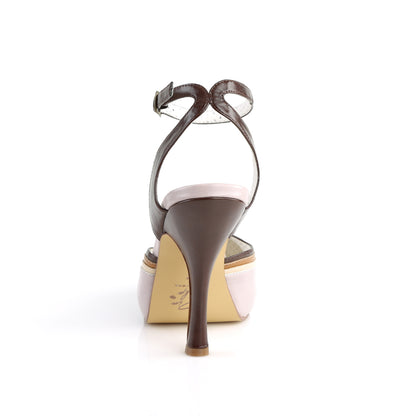 Pin Up Couture Frauenpumpen CUTIEPIE-01 Lila Multi-Faux-Leder