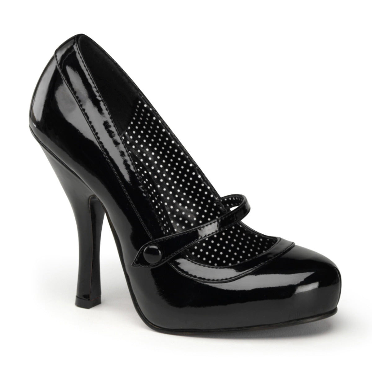 Pin Up Couture Frauenpumpen CUTIEPIE-02 BLK Pat.