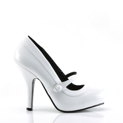 Pin Up Couture Frauenpumpen CUTIEPIE-02 WHT PAT.