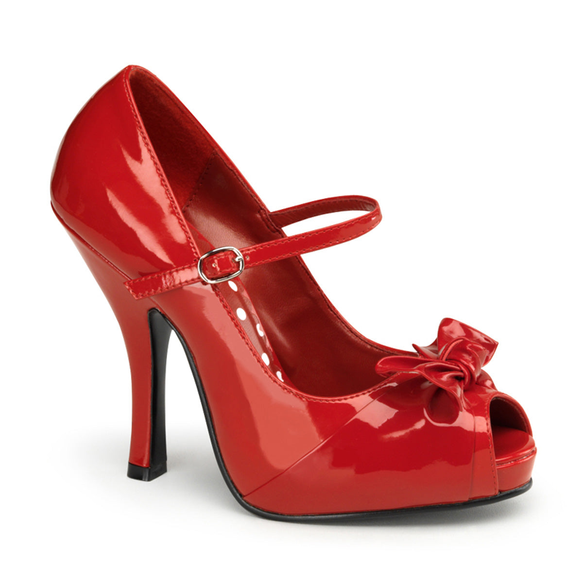 Pin Up Couture Womens Pumps CUTIEPIE-08 Red Pat