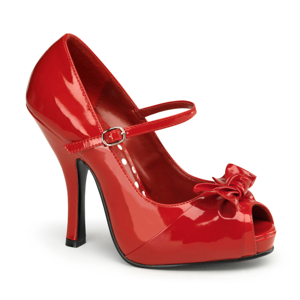 Pin Up Couture Frauenpumpen CUTIEPIE-08 Red Pat.
