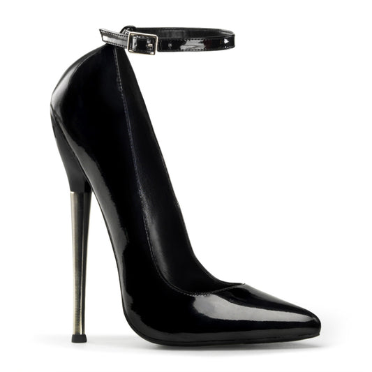 Devious Womens Pumps DAGGER-12 Blk Pat