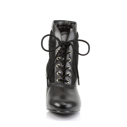 Funtasma Damen Knöchelstiefel DAME-05 BLK PU-Lace