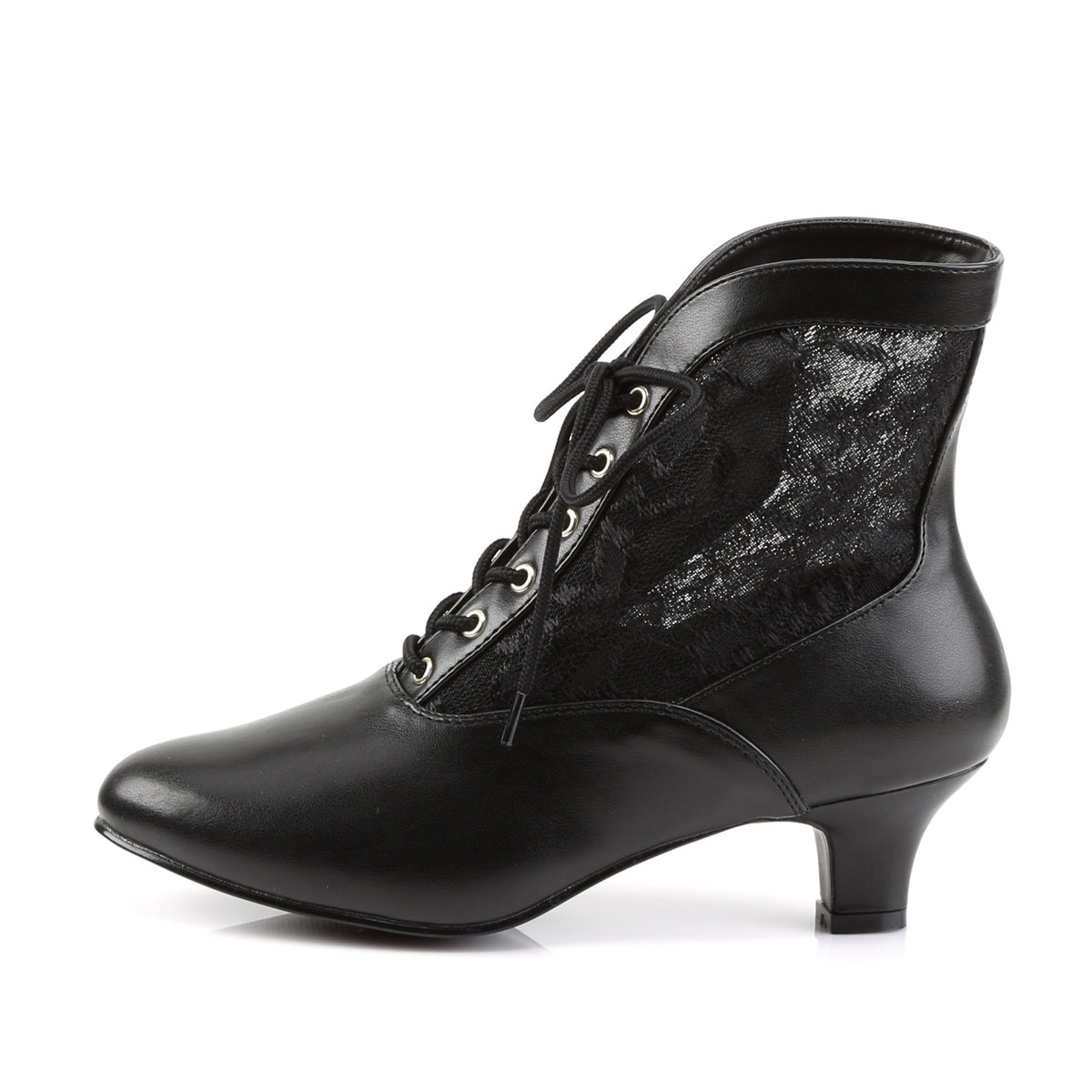 Funtasma Damen Knöchelstiefel DAME-05 BLK PU-Lace