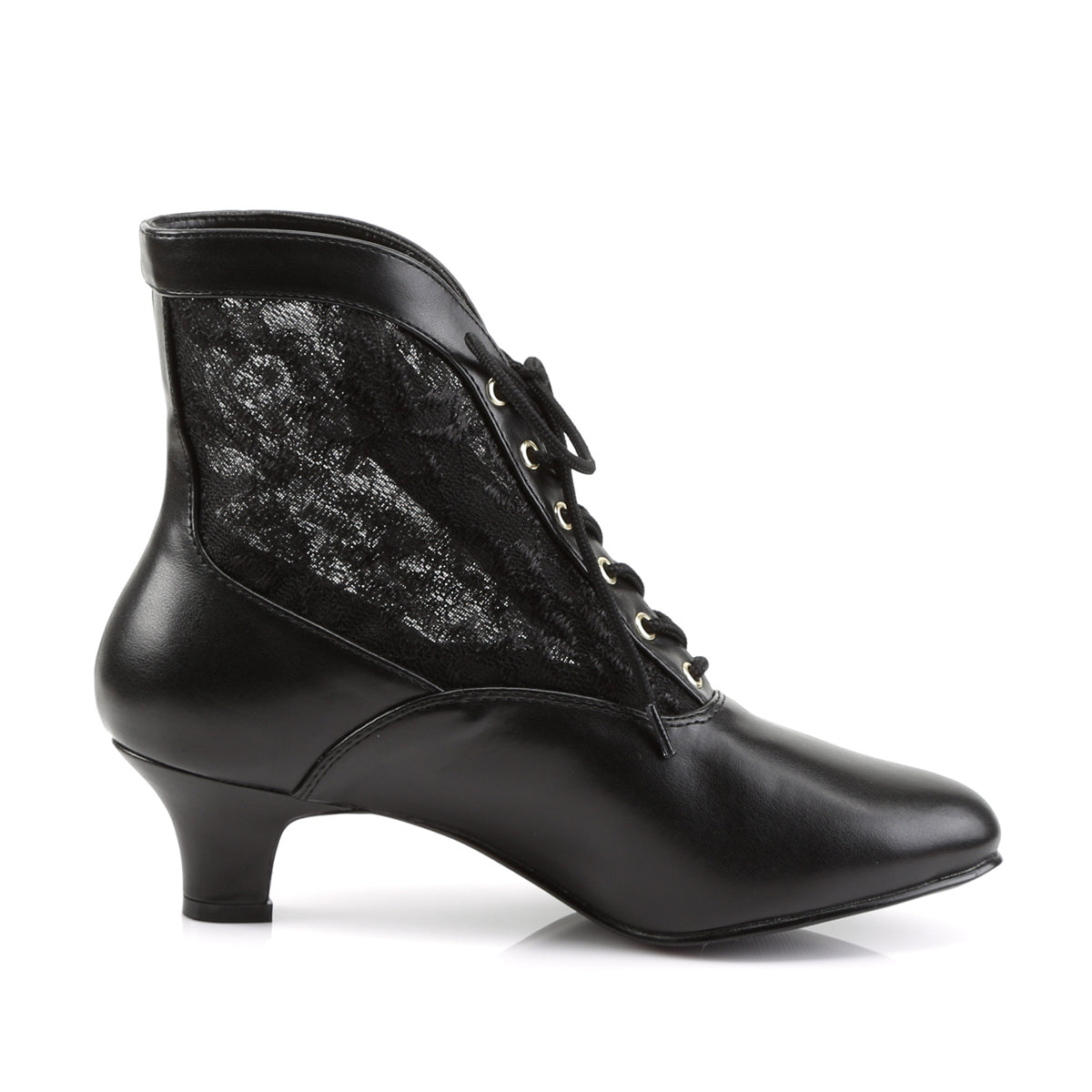 Funtasma Damen Knöchelstiefel DAME-05 BLK PU-Lace