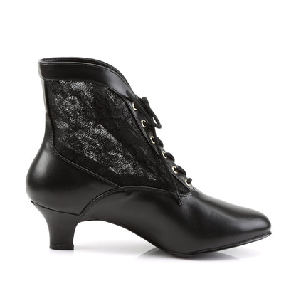 Funtasma Damen Knöchelstiefel DAME-05 BLK PU-Lace