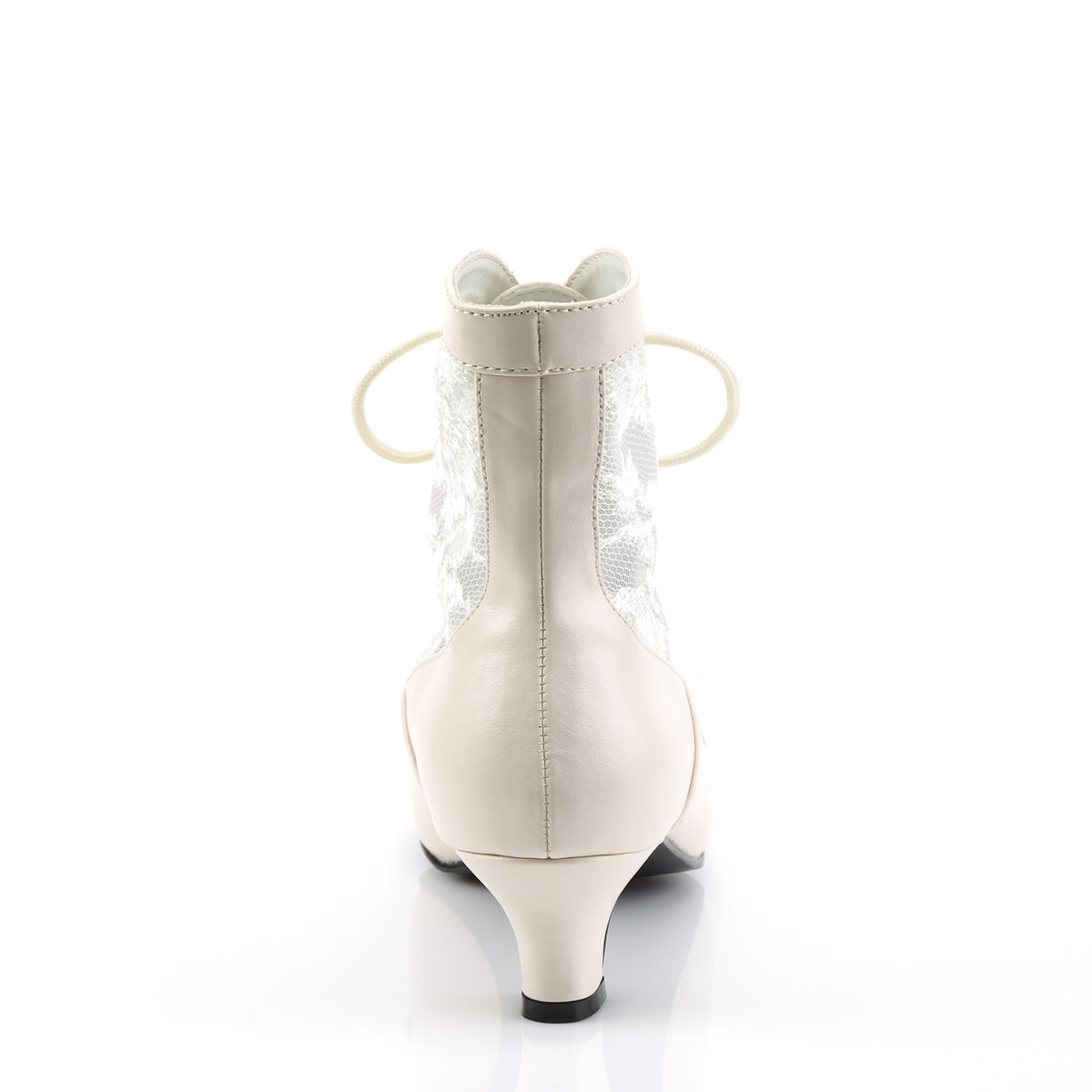 Funtasma Damen Knöchelstiefel DAME-05 Elfenbein PU-Spitze