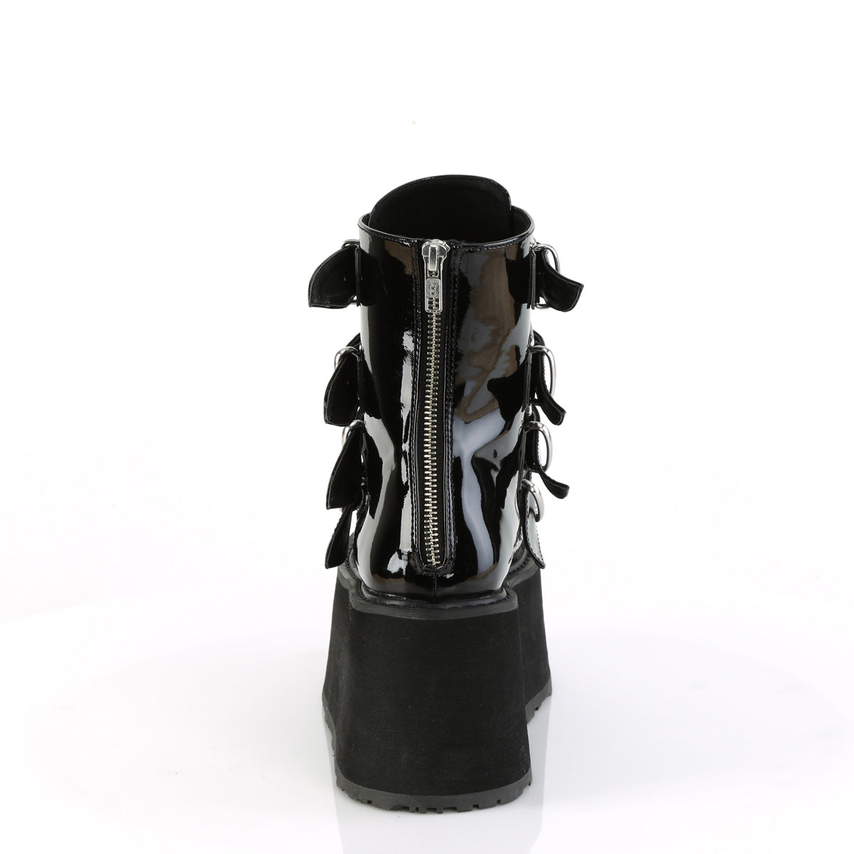 DemoniaCult  Ankle Boots DAMNED-105 Blk Pat