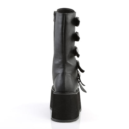 DemoniaCult Frauenstiefel DAMNED-225 BLK Vegan Leder