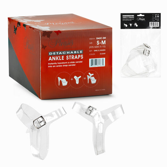 Accessories DASC-SM PLEASER Clear Detachable Ankle Straps