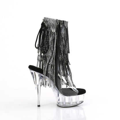 Pleaser   DELIGHT-1017RSF CLR-BLK/CLR