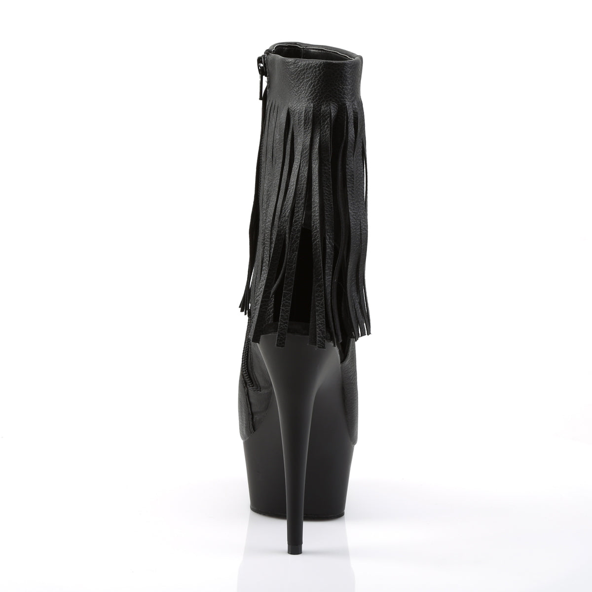 Pleaser Damen Knöchelstiefel DELIGHT-1019 BLK Faux Leder / BLK Matte